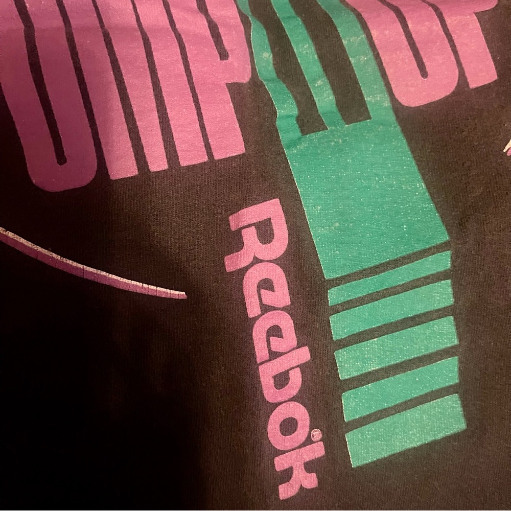 Vintage Reebok T shirt. Pump it up. 80s/90s large - Picture 3 of 5